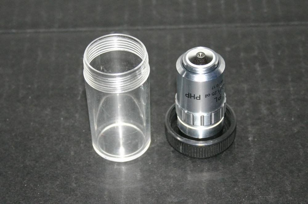 Fisher Microscope 100X Plan PHP Phase Contrast Objective New