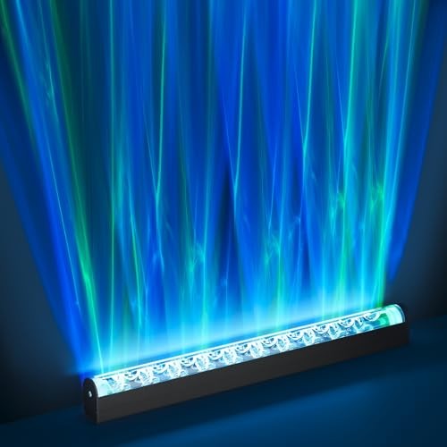Dynamic Wave Wall Light - Flowing Water Visual - RGB + 6000K Solid Color -