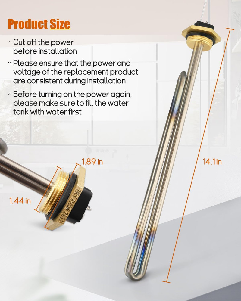 Water Heater Element Replacement Fit for Rheem Marathon, Replace SP213670, 4500W