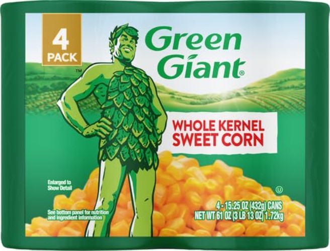 Whole Kernel Sweet Corn, 4 Pack of 15.25 Ounce Cans