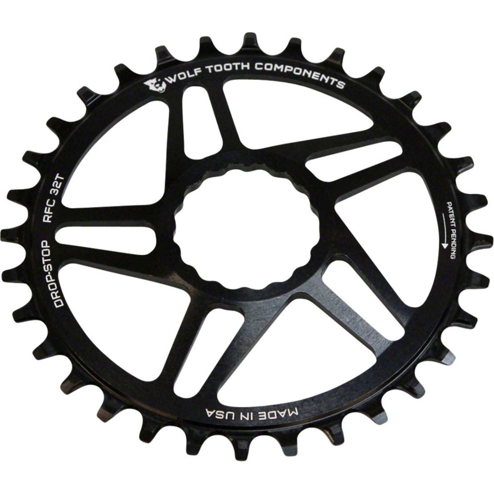 Wolf Tooth Direct Mount Chainring - 30t, 6mm Offset, Black RFC30