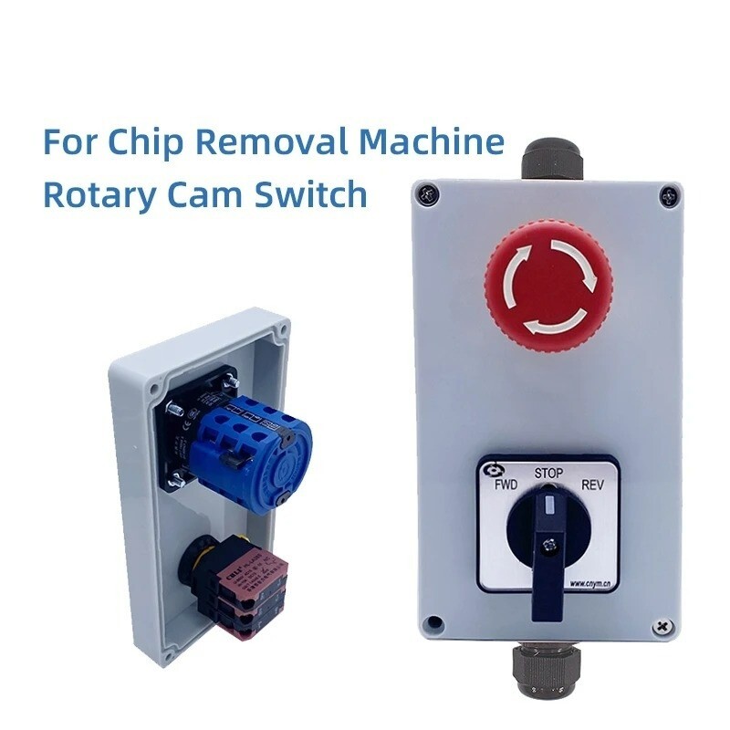 20A Cam Switch Forward Reverse Three-phase Emergency Stop Push Button Lathe 10A