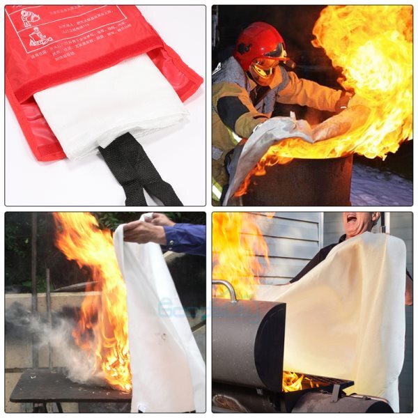39''X39'' Prepared Emergency Fire Blanket Fire Suppression Blanket Quick Release