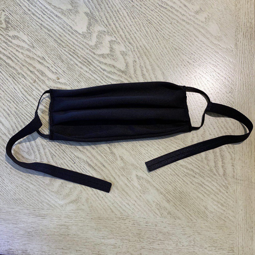 Reusable Rectangular Adjustable Washable Black Face Mask - Free USA Shipping