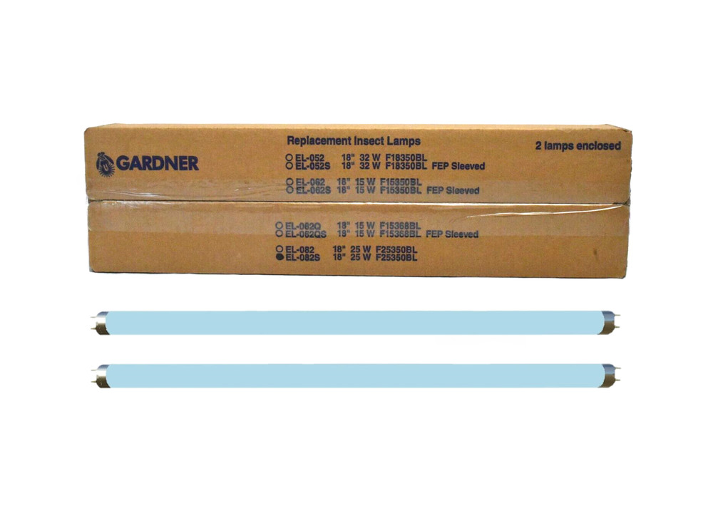 EL-082S Insect Light Replacement Bulbs Two Pack 25 Watts Per Bulb by Gardner