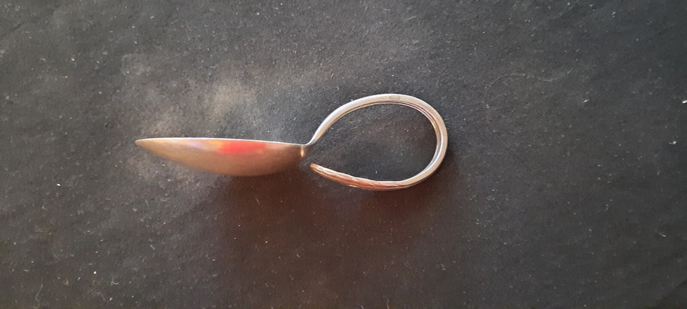 Vintage Silver Cup Spoon Silver Lyric