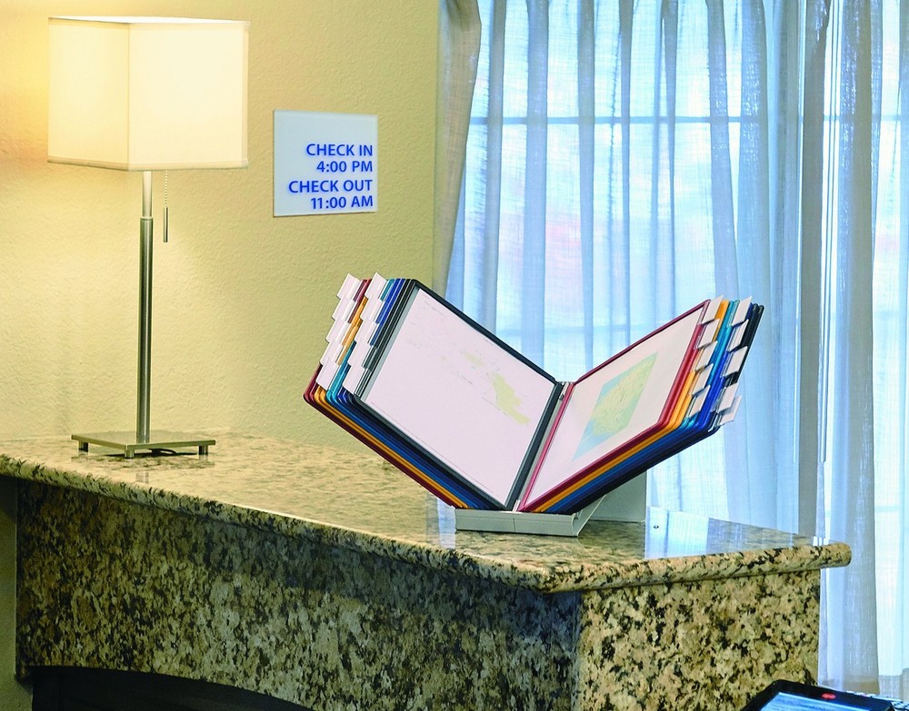 Durable VARIO 40 Pocket Desktop Reference System - Letter Size 20 Double-Side...