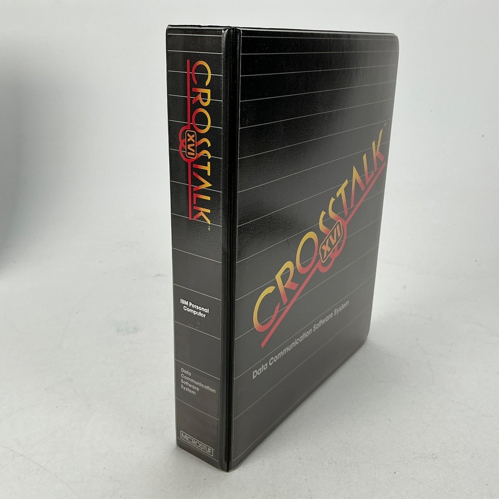 Microstuf CrossTalk XVI Data Communication Software System No Disks for IBM PCs
