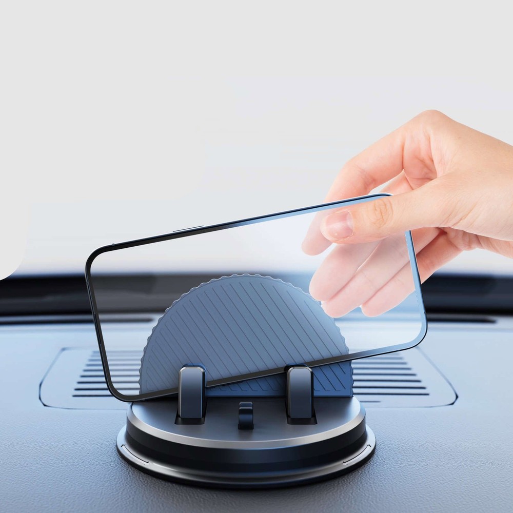 Car Dashboard Holder for Smartphone GPS Tablet with 360 Degree Rotating Base