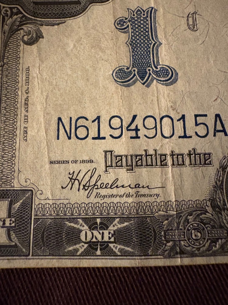 1899 Black Eagle $1 Silver Certificate