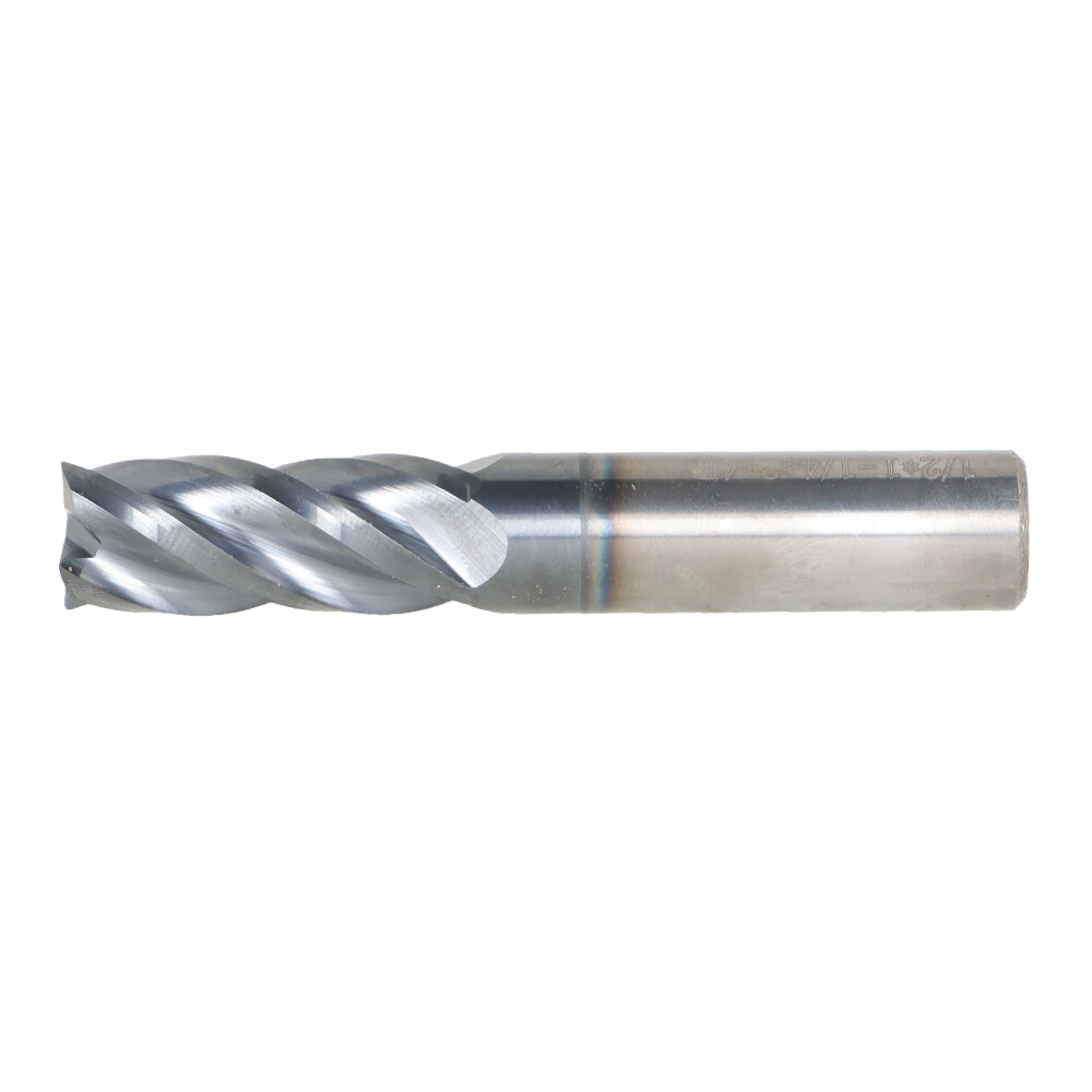 1/2" 4 FLUTE VARIABLE HELIX CARBIDE END MILL - .030 RADIUS