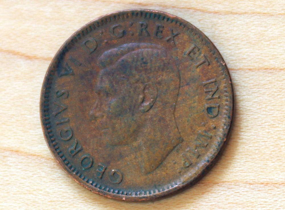1944 Canada 1 Cent George VI