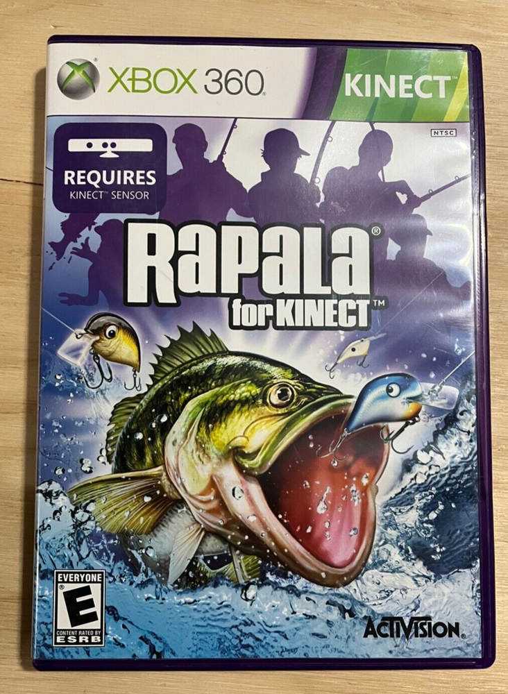 XBox 360 Kinect Sensor and game Lot - Microsoft - TESTED