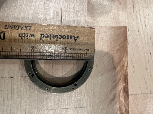 Vintage Brass Retaining Ring/Flange / Camera