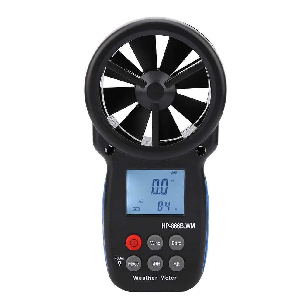 Anemometer Handheld Digital Duct Wind Speed Meter Anemometer Wind Meter