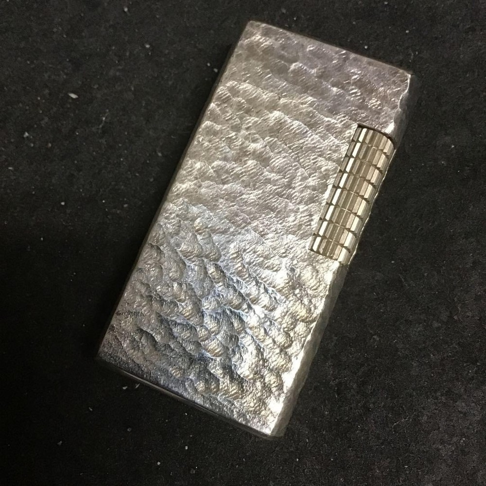 Overhauled Dunhill Rollagas lighter 70 silver with box