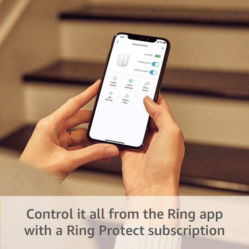 Ring - Alarm Contact Sensor (2nd Gen) (6-Pack) - White