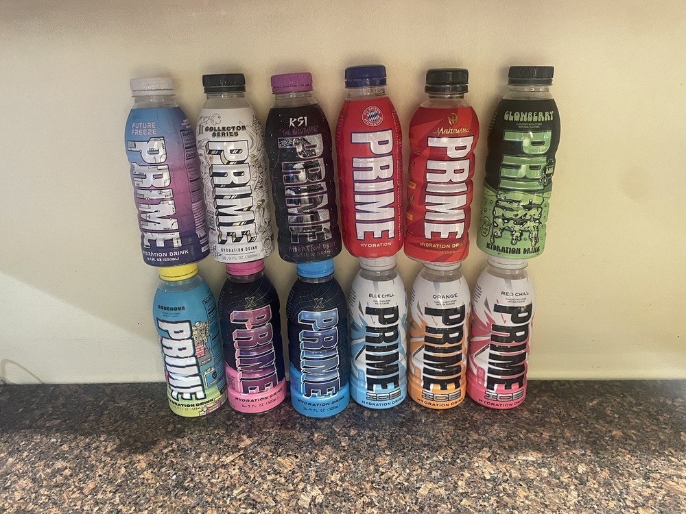 Prime Hydration Rare Empty Bottles
