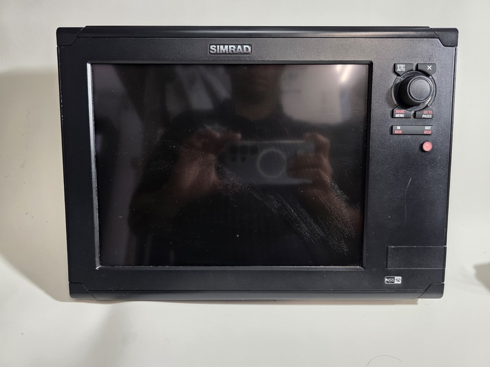 DUAL Simrad NSE 12 GPS Chartplotter Multifunction Display - Tested