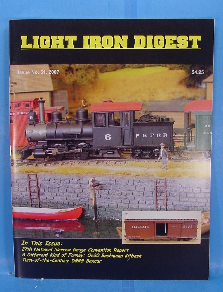 LIGHT IRON DIGEST MAGAZINE ISSUE #51 LATE 2007 TOC PICTURED