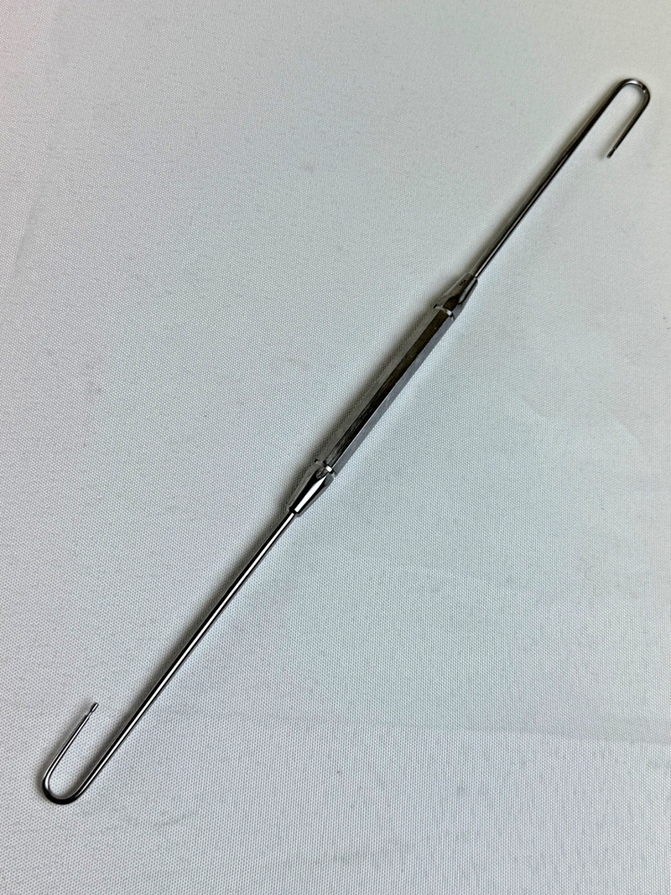 Pilling Weck Teleflex 20-2623 Barr Crypt Hook 10" Double Ended Retractor