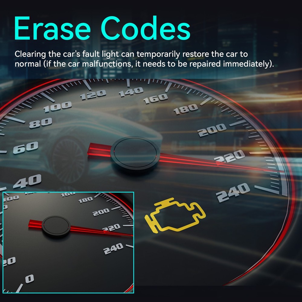 BT80 OBD Scanner Code Reader OBD II Check Engine Car Diagnostic Tool NEW