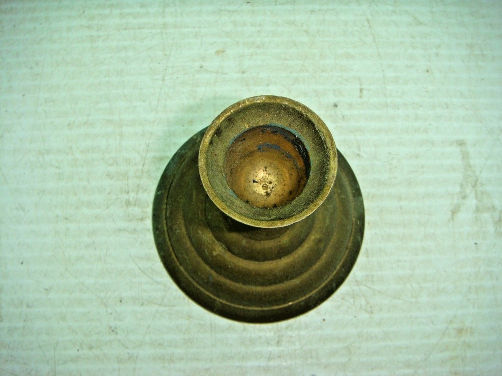 Vintage Solid Brass Candle Holder