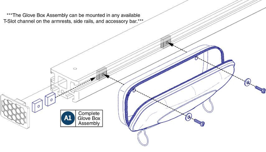 Glove Box for Quantum Power Chairs