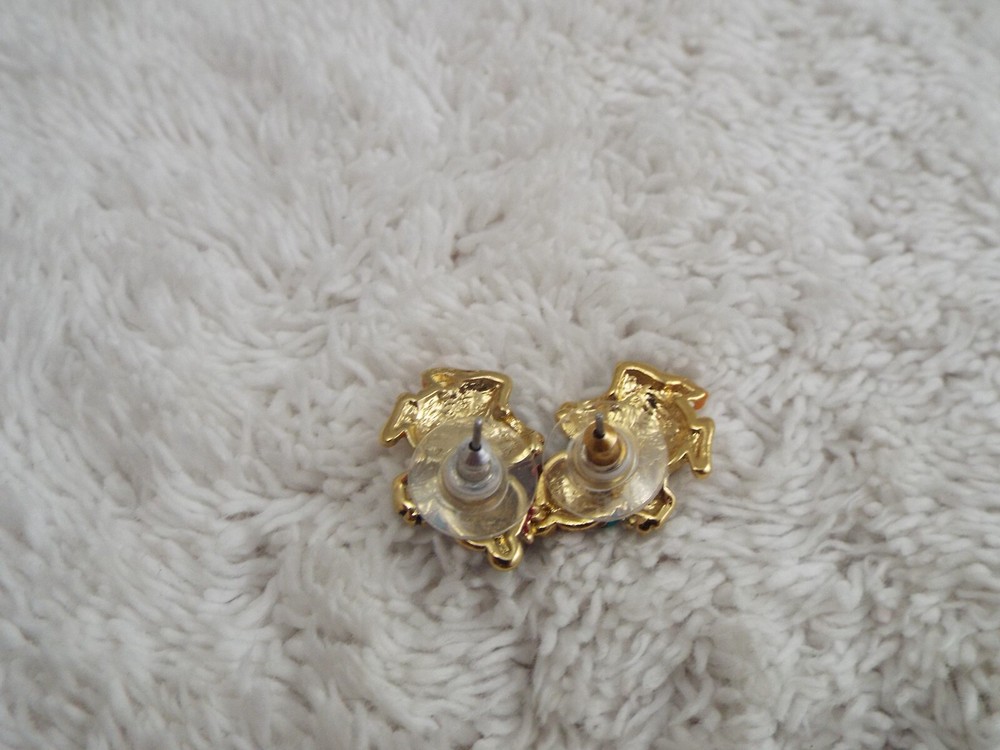 Christmas Penguin Pierced Earrings (B63)