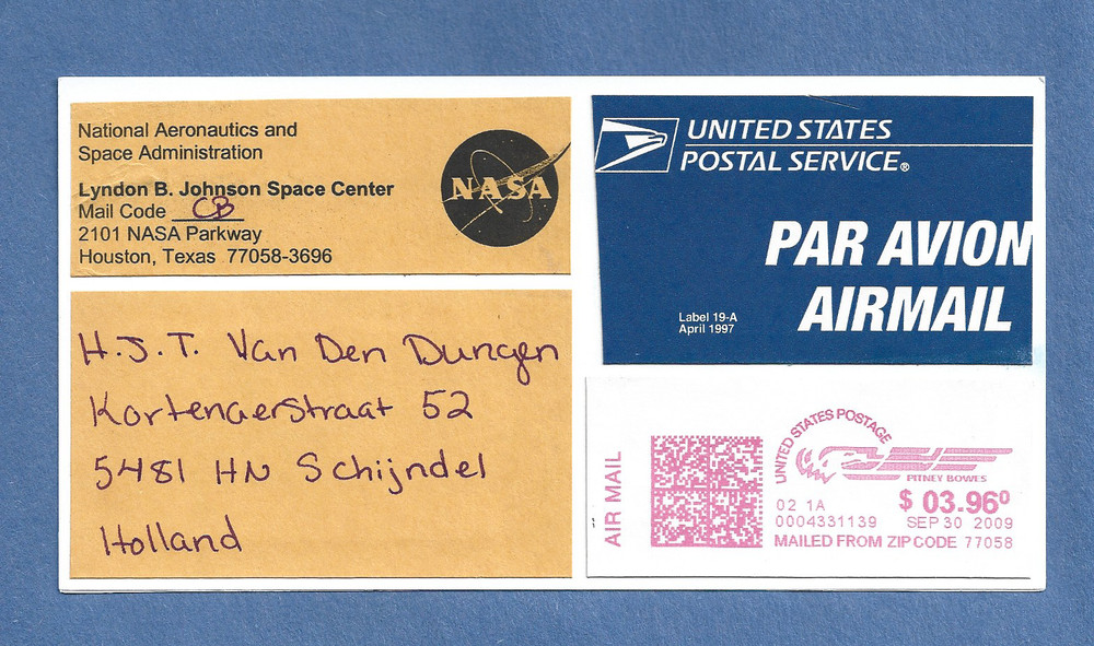 GREGORY JOHNSON NASA ASTRONAUT SIGNED SPACE CARD