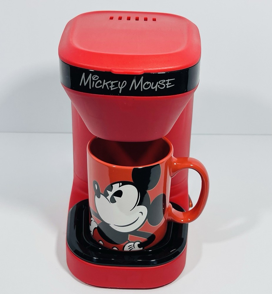 Disney Mickey Mouse Single Serve Coffee Maker Includes 12 oz Mug