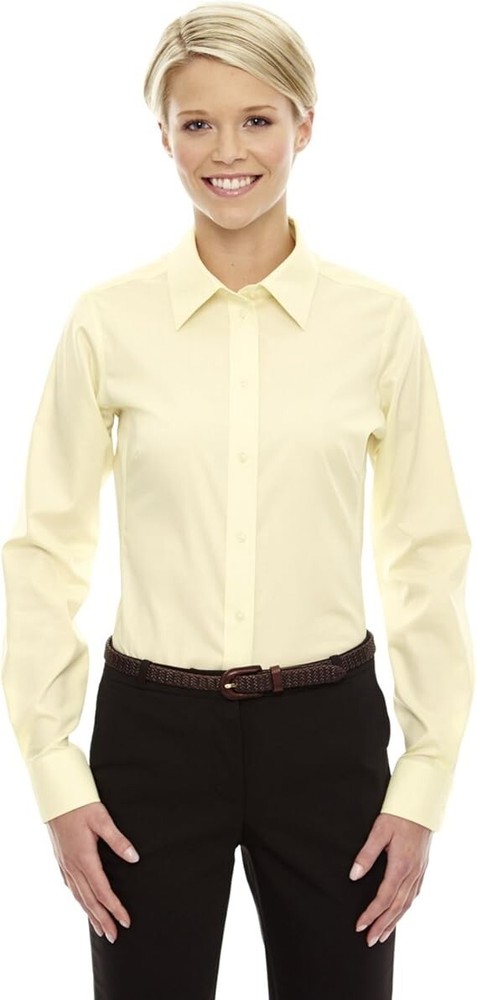 Ladies' Crown Woven Collection Solid Stretch Twill