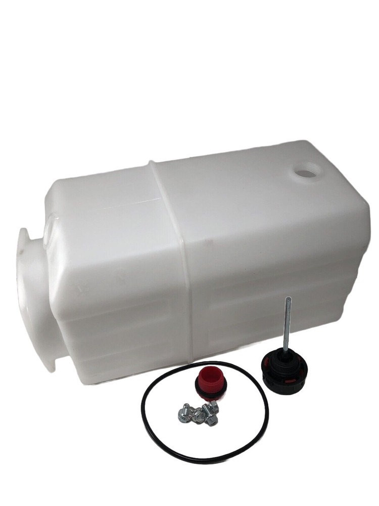 6 Quart Plastic Hydraulic Fluid Reservoir Kit for Dump Trailer
