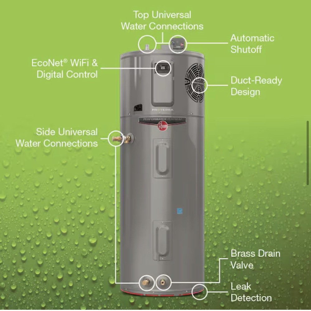 ProTerra 80Gal Smart High Efficiency Hybrid Water Heater XE80T10HS45U1 READ****