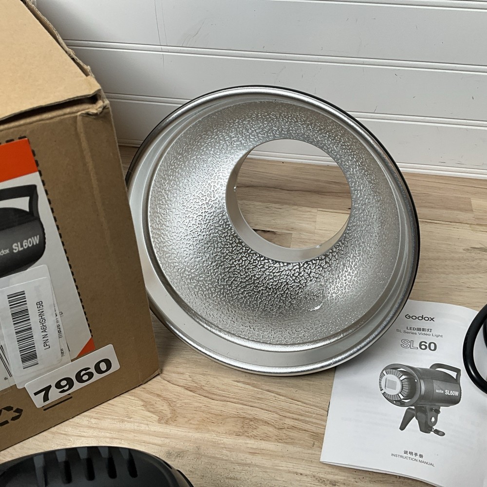 Godox SL60W 60W LED Video Light Studio Continuous Light - TESTED - NO MOUNT