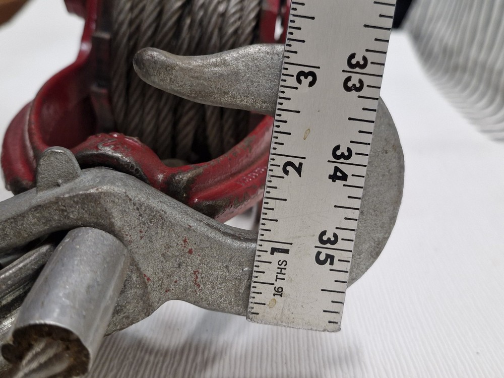 2 ton Wyeth-Scott More Power Puller Wire Cable, With Double Line