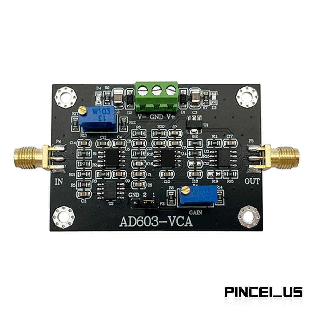 AD603 Voltage-controlled Gain Amplifier Module VCA High Bandwidth Low Noise Amp