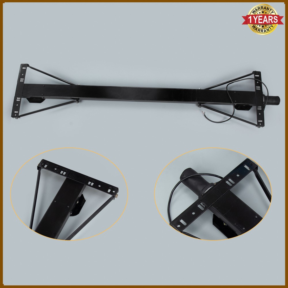 298707 Black Steel Lippert Components Universal Power Mount Stabilizer Kit