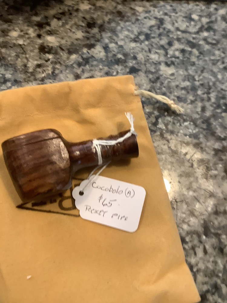 Pocket Pipe - Handmade, Lidded - - Cocobolo