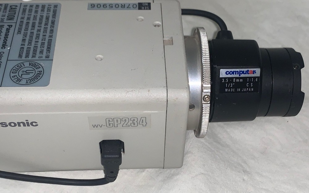 Bundle of assorted CCTV Cameras w/ Auto Lenses (Panasonic/ Sony)