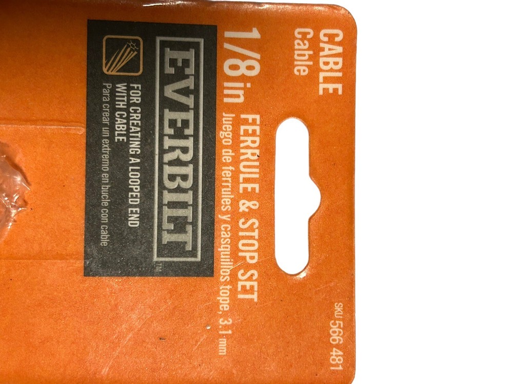 Everbilt FERRULE & STOP SET 1/8