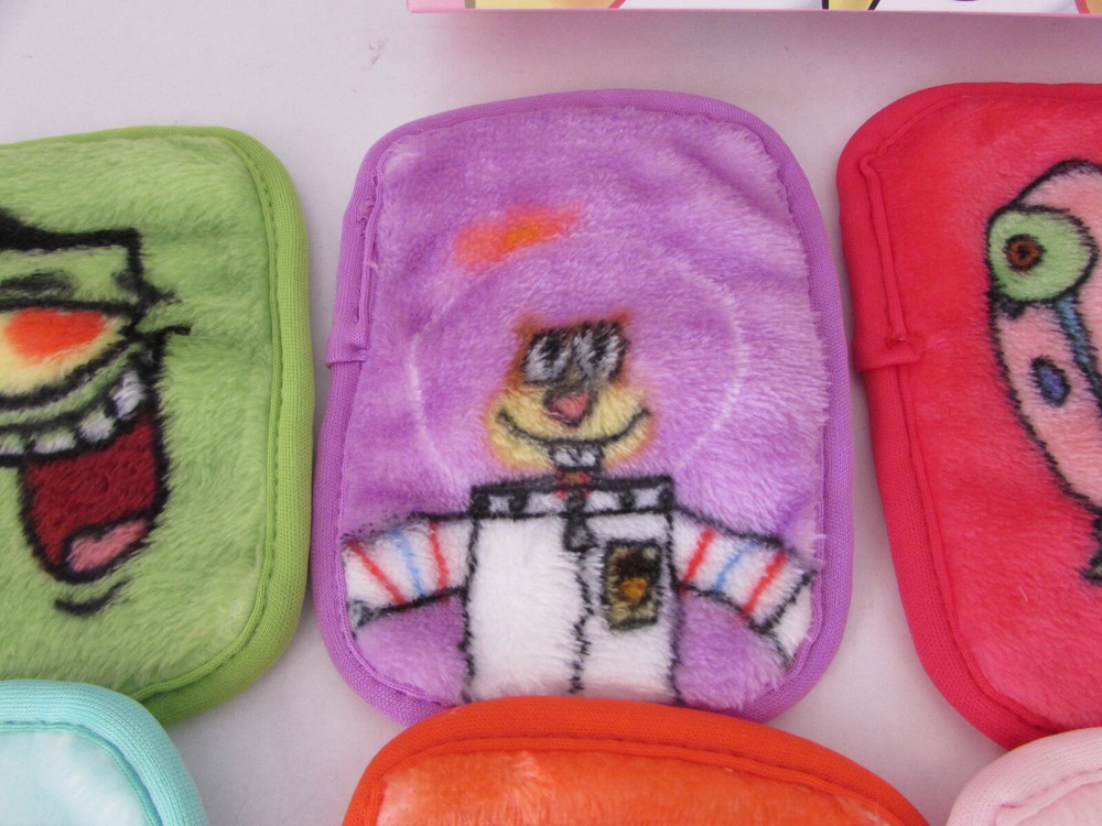 The Original MakeUp Eraser Spongebob 7 Day Set Limit Edition Patrick Gary Sandy