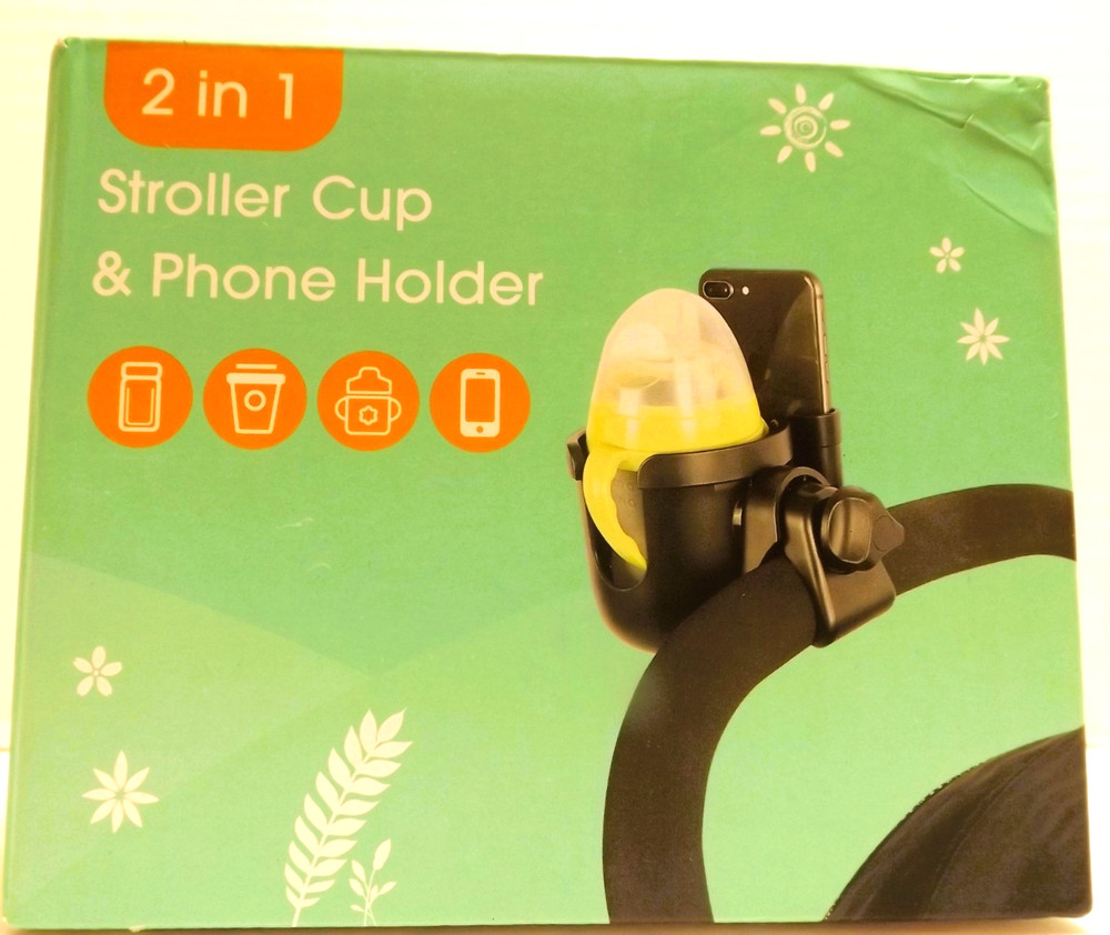 Accmor 2 in 1 Stroller Cup & Phone Holder