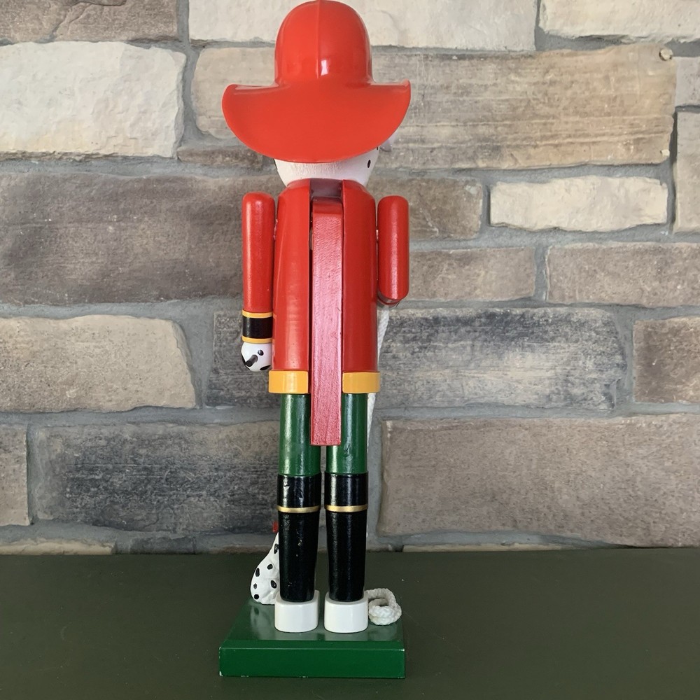 Nutcracker Dalmation Fireman with Puppy 18”
