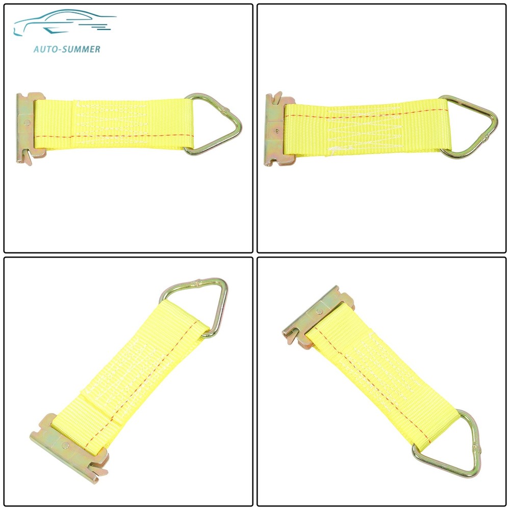 Secure Cargo 5' E Track Tie Down Rail System 28 Pack Black For Vans Trailers