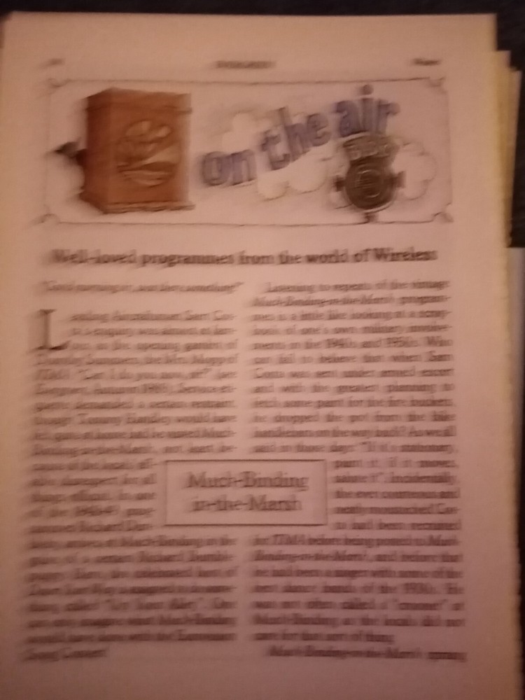 Xm50  Ephemera 1994 Article Much Binding In The Marsh