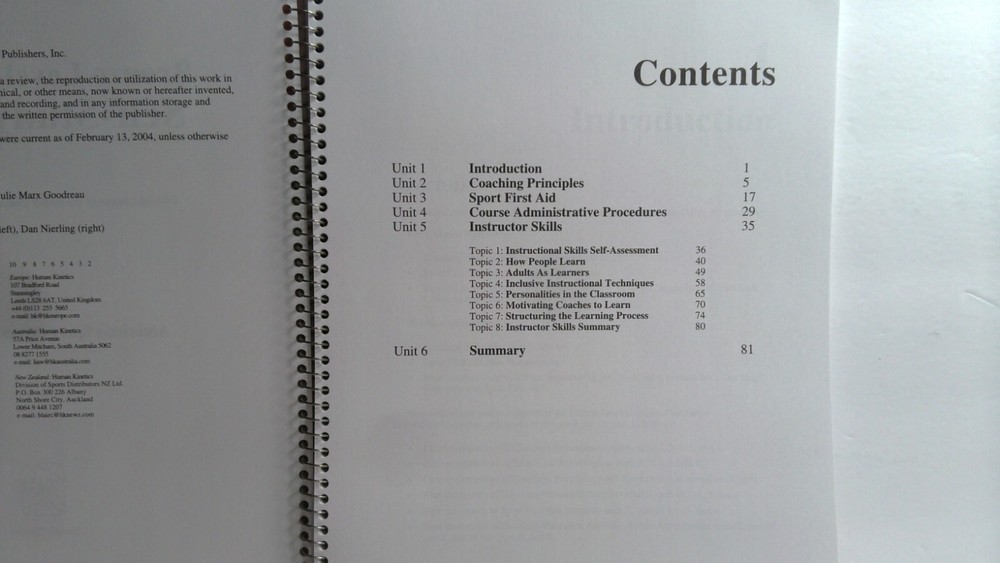 DVDs & Guides From American Sport Education Program B4