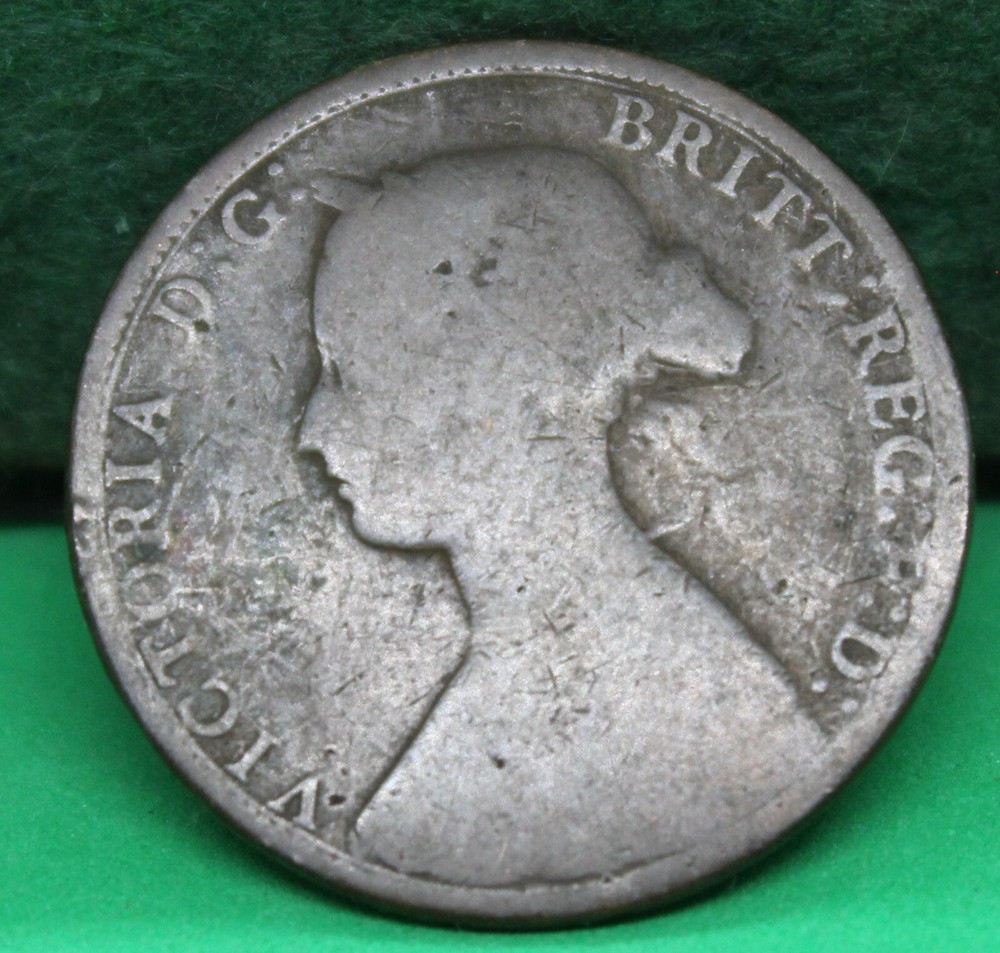 1861 Great Britain half penny (#3)