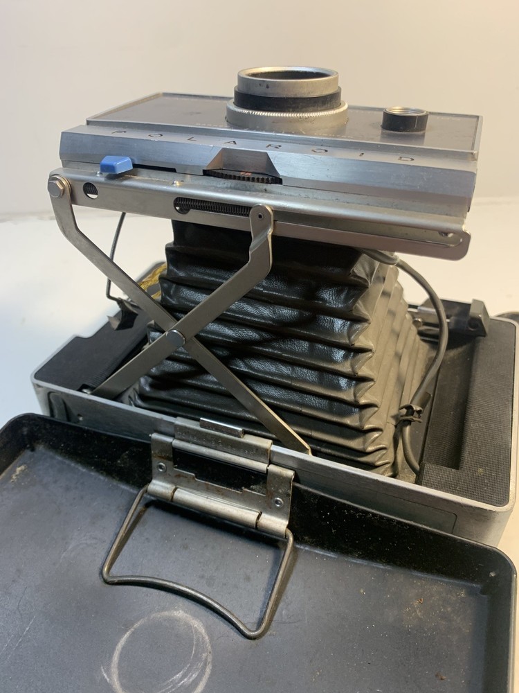 Polaroid Automatic 100 Land Camera w/ Case, Flash and More