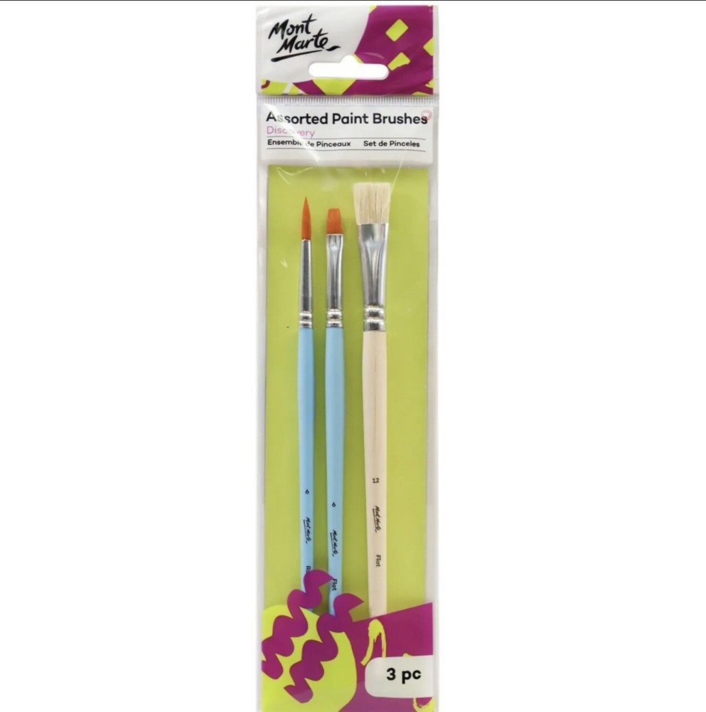 Mont Marte Discovery Paint Brush Set - 3pc
